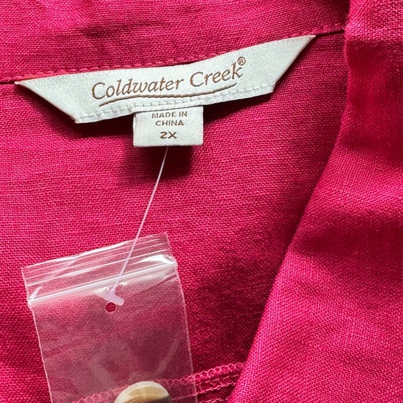 NWOT Coldwater Creek Linen Jacket - Picture 8 of 9